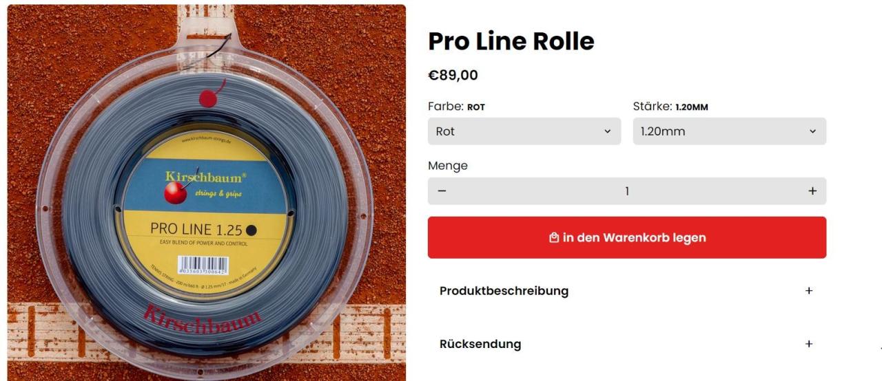 Klicke auf die Grafik für eine vergrößerte Ansicht

Name: Kirschbaum Pro Line rot 1.20mm Rolle 200m.jpg
Ansichten: 78
Größe: 99,9 KB
ID: 754997